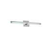 Dainolite Soho LED Vanity Light 22w Polished Chrome Finish White Acrylic Diffuser Lamp