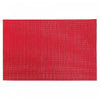 Vinyl Placemat Snowflakes Red - Set of 12