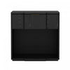 Clive Mid-Century Modern 22\" Nightstand in Black (1-Drawer)