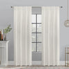 Habitat Mulberry White Light Filtering Dual Header Curtain Panel - 54 x 95
