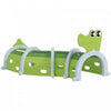 Qaba Crocodile Design Toddler Play Tunnel Indoor & Outdoor, Tunnel For Kids To Crawl Through, Climbi