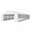 Outsunny 40' X 20' Large Outdoor Party Event Tent Patio Gazebo Canopy With Removable Sidewall, White