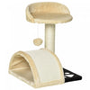 Pawhut 18\" Cat Scratching Tree Kitty House Kitten Activity Centre Pet Bed Post Furniture With Hangin