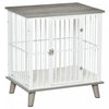 Pawhut Dog Crate, Furniture Style Pet Cage Kennel, End Table, Decorative Dog House, With Soft Cushio