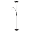 Dainolite Mother & Son Floor Lamp Matte Black Finish