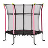 Soozier 63\" Kids Trampoline Mini Indoor/outdoor Bouncer Jumper With Enclosure Net Elastic Thick Padd