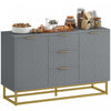 HOMCOM 3-Drawer Storage Cabinet Sideboard for Dining Room, Living Room