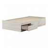 Fynn Twin Mates Bed With 3 Drawers - Winter Oak