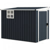 Outsunny 4' X 8' Metal Tool Shed, Outdoor Shed With Window And 2 Vents