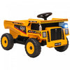 Qaba Kids Ride On Dump Truck, 12v Electric Dump Bed With Remote Control, Battery Powered Construction Vehicle With Music, Mp3, Usb For Toddlers 3-5 Years Old, Yellow