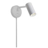 Dainolite Stanly 1 Light Wall Swing Arm Spotlight Matte White Lamp