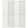 HOMCOM 4 Panel Room Divider, 5.6 FT Lightweight Privacy Screen, White