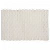 Handwoven Pompom Bathmat White 20 x 32 Bathmat