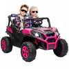 Qaba 2 Seater Electric Car For Kids, 24v 7ah Big Battery Powered Ride-On Car With Remote Control, 3