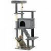 Pawhut Cat Tree For Large Cats Adult, 58\" Tall Cat Tree With Scratching Posts, Large Cat Tower For I