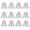 Outsunny 12 Pack Garden Chicken Wire Cloche, Plant Protectors From Animals