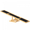 Pawhut Wood Pet Seesaw Platform Dog Agility Training Equipment Run Game Toy Weather Resistant Pet Supplies Yellow