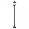 Outsunny Single Solar Lamp Post Garden Solar-powered LED Streetlight Style Outdoor Light Waterproof
