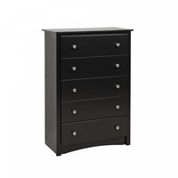 Sonoma 5-Drawer Chest - Black