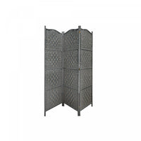 3 Panel Woven Bamboo Screen Rowan
