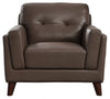 Hydeline Rowan Leather Chair - Brown