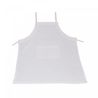 Polycotton Apron with Pocket White