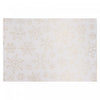 Vinyl Placemat Gold Snowflake on White - Set of 12