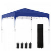 Outsunny 10' X 10' Pop Up Canopy Tent, Instant Sun Shelter, Tents For Parties, Height Adjustable, Wi