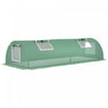 Outsunny Mini Greenhouse with Mesh Windows, Tunnel Growing Tent, Green