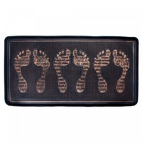 Footprints Rubber Boot Tray Floormat