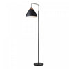 Tote Black & Brass Floor Lamp