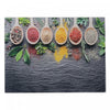Printed Glass Cutting Board Spices - Set of 2