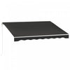 Outsunny 10' X 8' Electric Retractable Awning W/ Remote Controller, Black