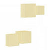 Dalya 2-Piece Outdoor Wall Planter - Light Yellow