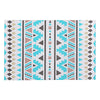 Vinyl Placemat Bohemian Aqua - Set of 12