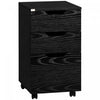 Homcom Mobile Filing Cabinet, 3 Drawer File Cabinet On Wheels