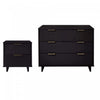 Granville Modern 2-Piece Dresser Set in Black