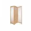 3 Panel Adjustable Wooden Shutter Screen Natural