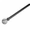 16/19mm Metal Drape Pole Set White Marble - Black