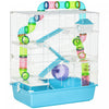 Pawhut 23\" Large Hamster Cage, Small Animal House, 5-level Gerbil Haven, Tunnel Tube System, With Wa