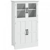 HOMCOM Kitchen Storage Cabinet with 4-tier Shelving, Adjustable Shelves