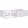 Pawhut Whelping Box For Dogs, 20\"h Puppy Whelping Box With Removable Doors, Dog Birth Supplies & Ess