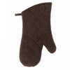 Quilted Oven Mitt Chocolate 7.5\" x 13\" - Set of 4