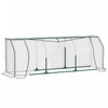Outsunny 71\" X 17\" X 24\" Mini Greenhouse Portable Hot House For Plants With Zipper Design For Outdoo