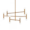 Dainolite Ava 12 Light Chandelier Medium Vintage Bronze Finish Lamp