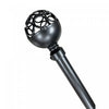 16/19mm Metal Drape Pole Set Kennedy - Black