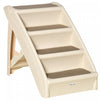 Pawhut 4-level Portable Dog Stairs, Foldable Dog Steps For Small Dogs, Lightweight Cat Steps, With N