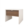 Nordika Nightstand - White/Walnut