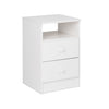 Astrid 2-Drawer Nightstand - White