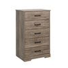 Prepac Rustic Ridge 27.5\" 5-Drawer Chest - Brown
